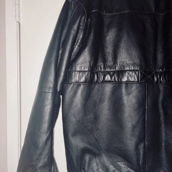 Vintage Pierre Cardin Midnight Black Bomber Jacket